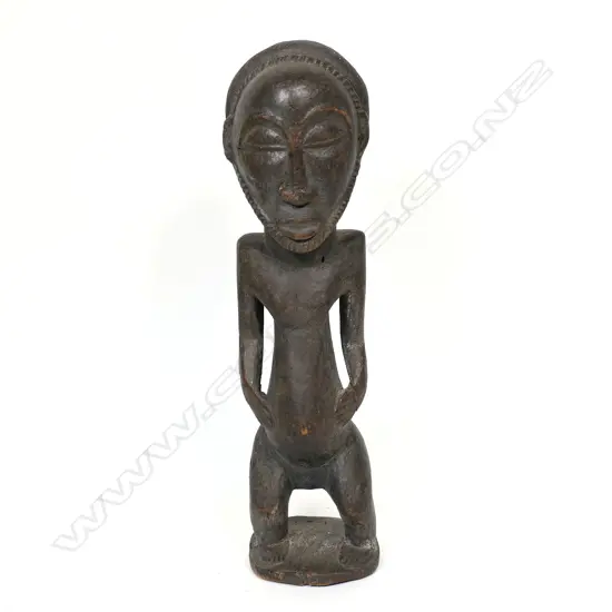 An African Congo, Luba Hemba carved wood figure,