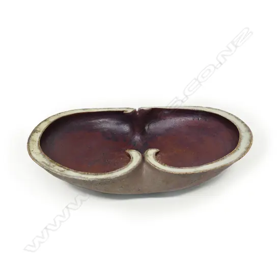 Jim Greig stoneware 'unfolding Form' bowl,