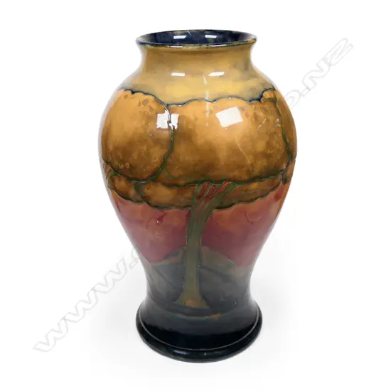 An impressive large William Moorcroft Eventide vase,