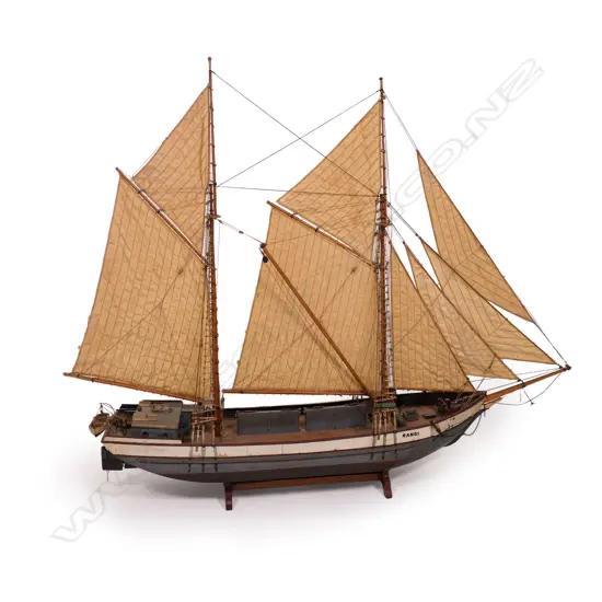 A model of the scow 'Rangi',
