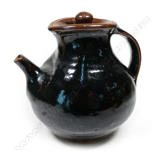 A Len Castle and Andrew Van der Putten coffee pot,