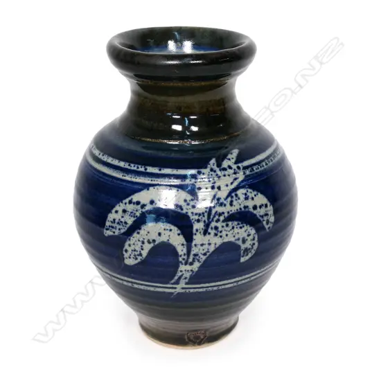 A Mirek Smisek wax resist vase,