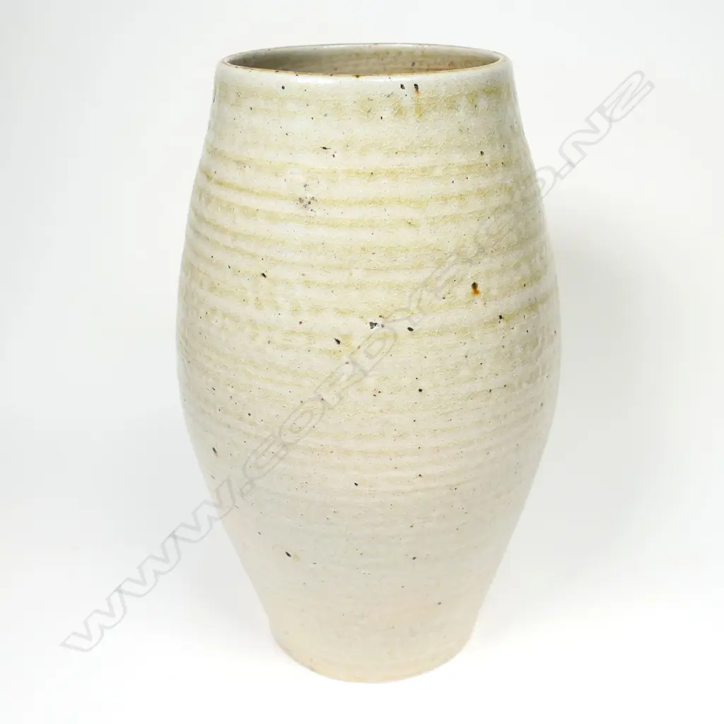 A Peter Stichbury early Crum Brickworks salt glazed vase, Image 1++