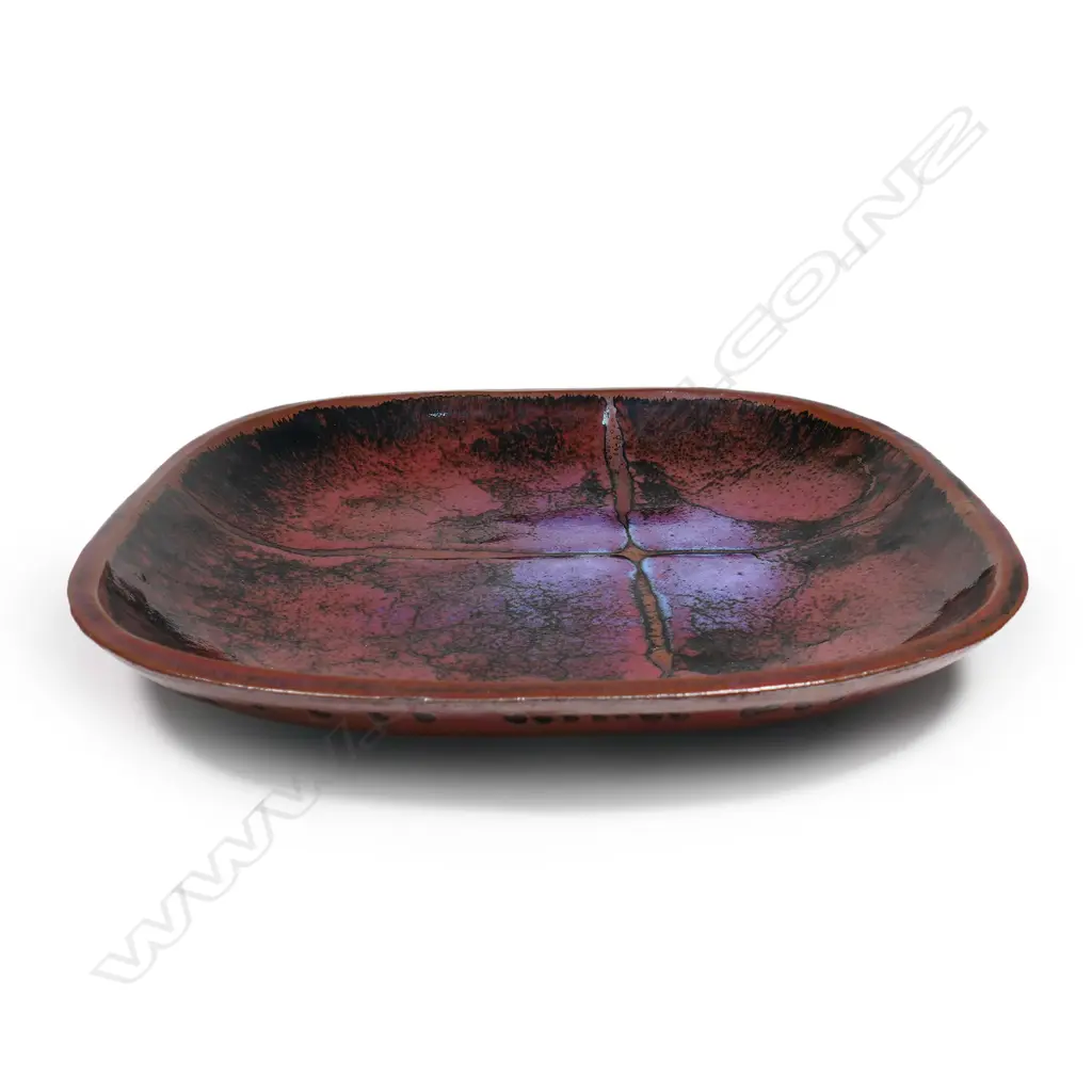 A large Ian Firth square platter, Image 1++