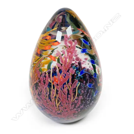 A Cathy Richardson paperweight,