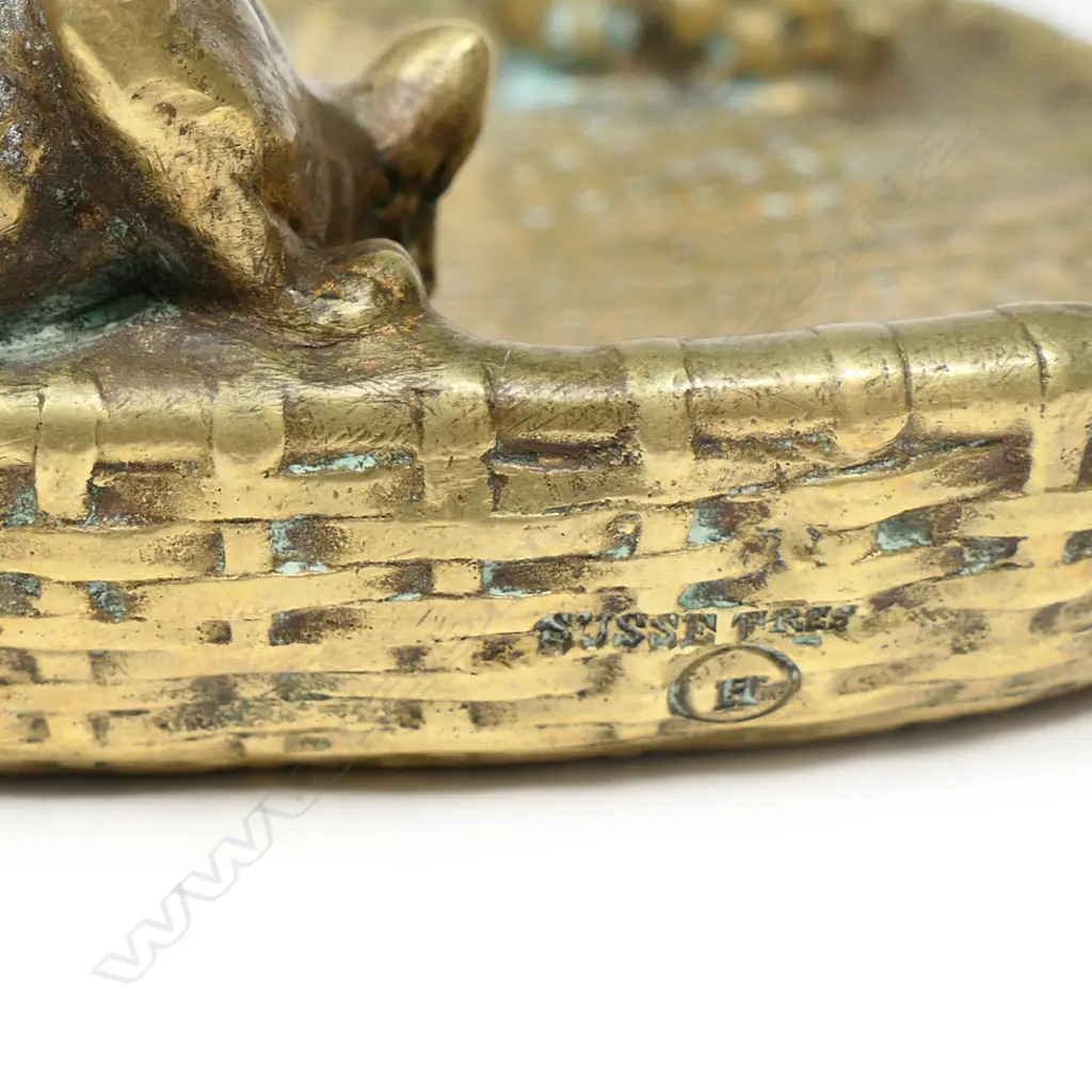 A bronze card or key tray by Louis-Albert Carvin (French 1875-1951). Image 1++