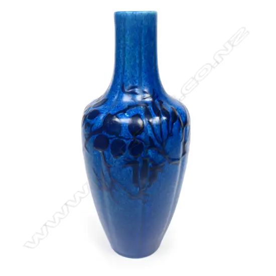 A Pilkington's Royal Lancastrian bottle form vase,