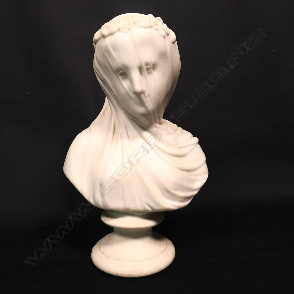 A Victorian Parian ware John & Thomas Bevington bust “The Bride of Lammermoor,” Image 1++