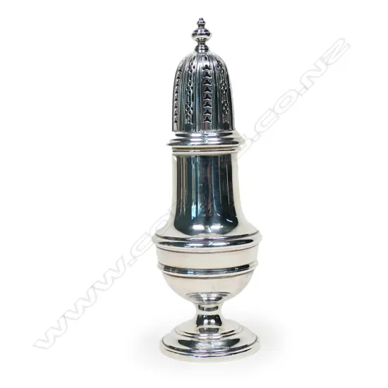 A mid 20thC silver sugar sifter, Birmingham 1959,