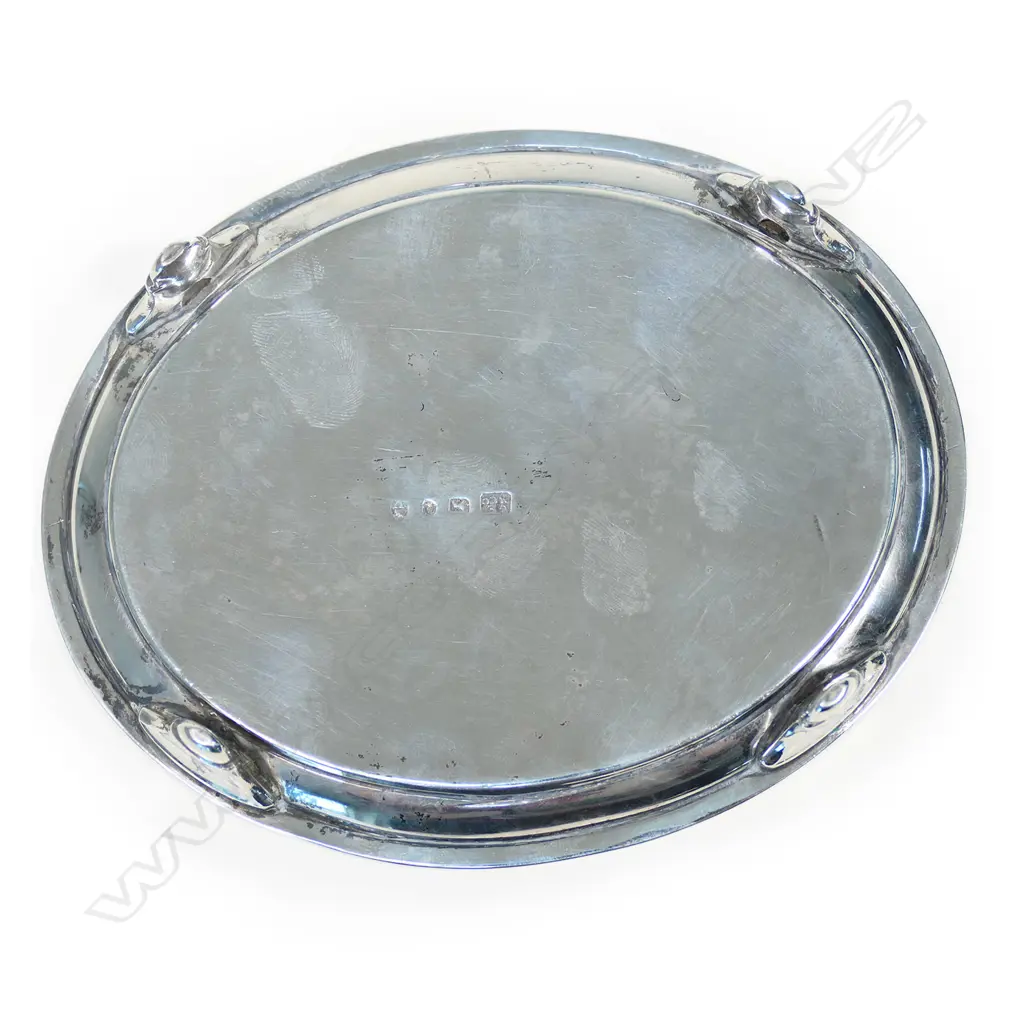 A George III silver teapot stand, Sheffield 1798 by George Eadon & Co., Image 1++