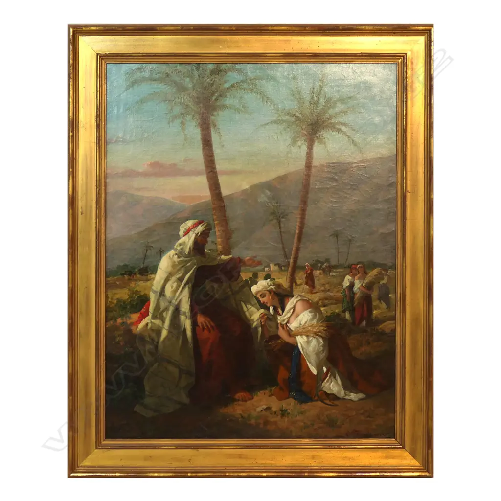 Enrico Fanfani (Italian 1824-1885), untitled, (Hagar the slave girl of Sarah, wife of Abraham), Image 1++