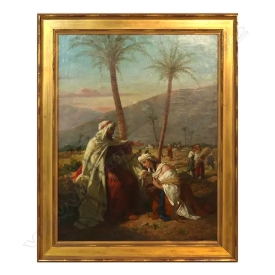 Enrico Fanfani (Italian 1824-1885), untitled, (Hagar the slave girl of Sarah, wife of Abraham),
