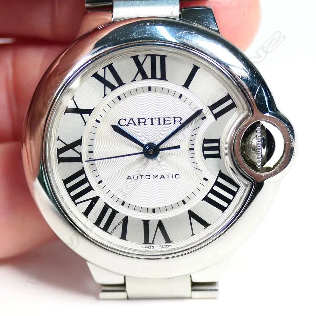 A ladies’ Cartier ‘Ballon Bleu’ stainless steel watch, ref 3489, Image 1++