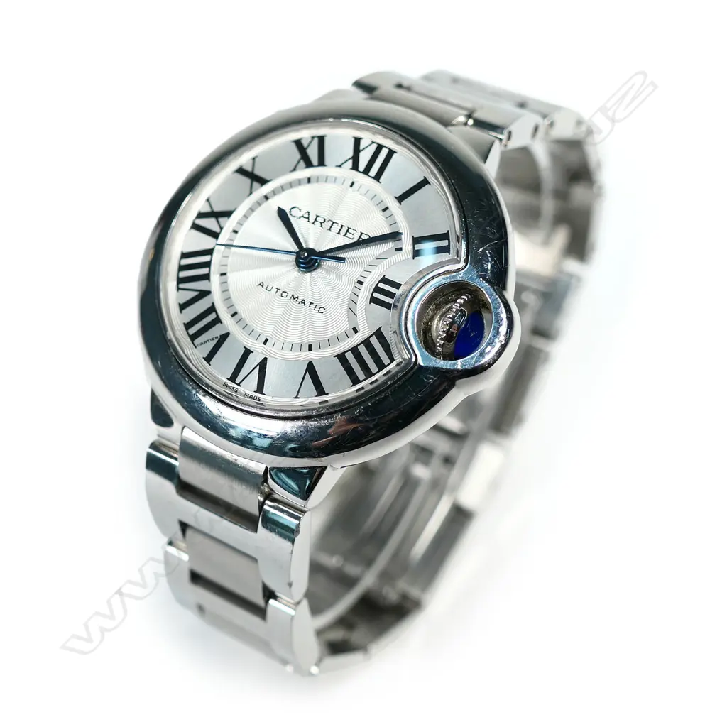 A ladies’ Cartier ‘Ballon Bleu’ stainless steel watch, ref 3489, Image 1++