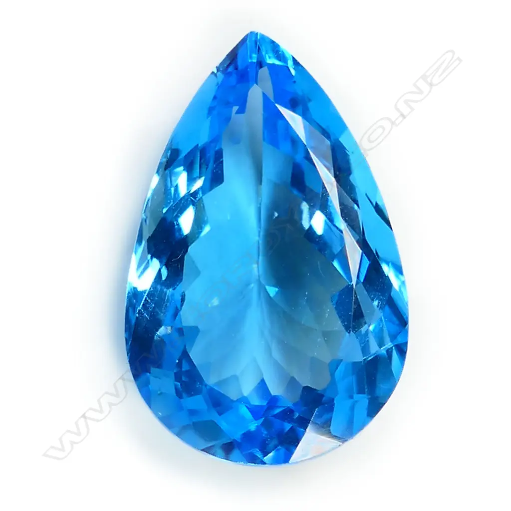 An 18.66ct blue topaz gemstone, Image 1++