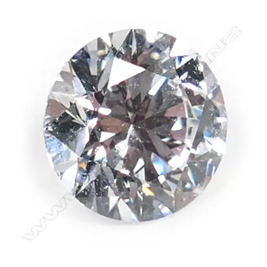 A 1.09ct round brilliant cut unset diamond,