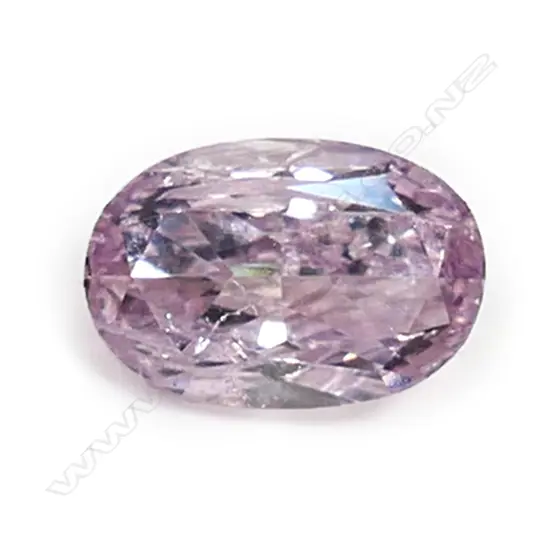 A 0.63ct oval modified brilliant cut unset diamond,