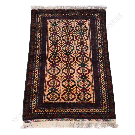 A Balouch hand knotted rug,