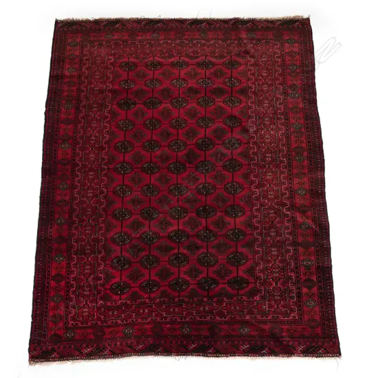 A fine old Turkoman hand knotted rug,