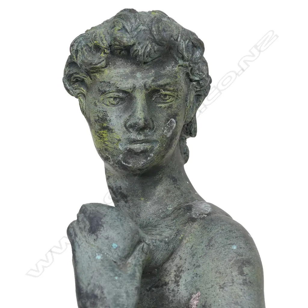 A bronze statue after Michelangelo's David, Image 1++