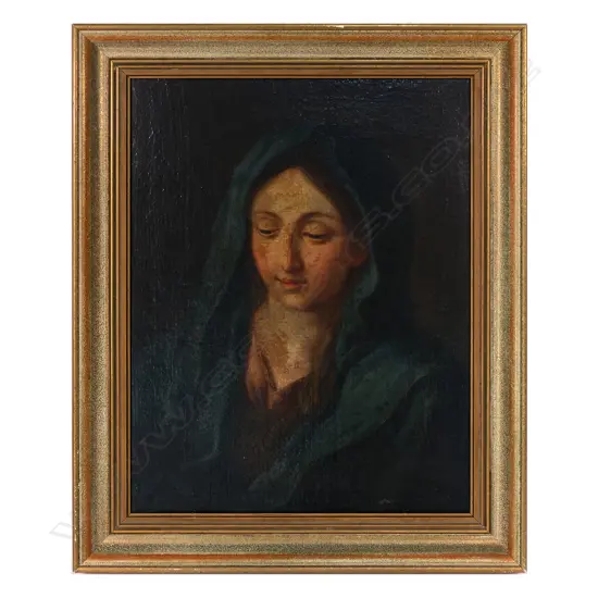 A Venetian School, Portrait of Mary Magdalene, oil on canvas,