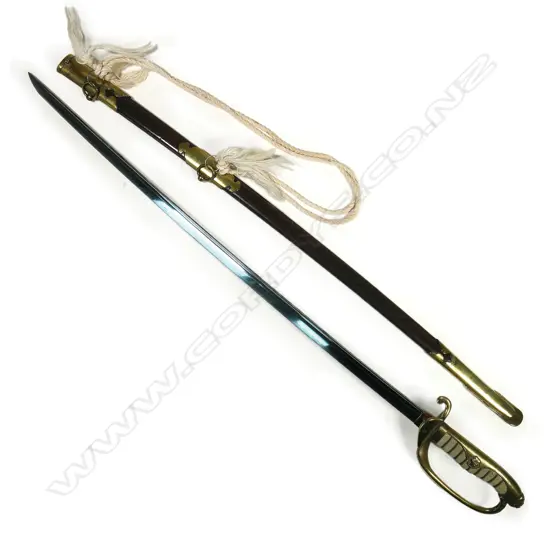 An early 20thC Japanese naval parade sword