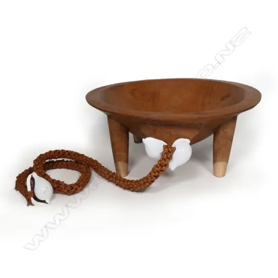 A Tongan tanoa (kava bowl),