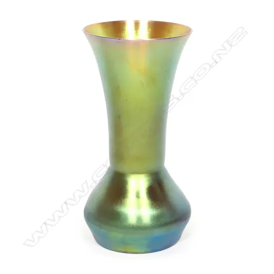 An attributed Louis Comfort Tiffany favrile glass vase,