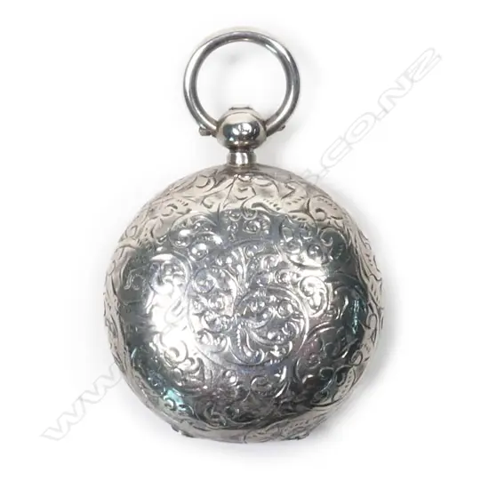 A Victorian Dennison silver sovereign case,