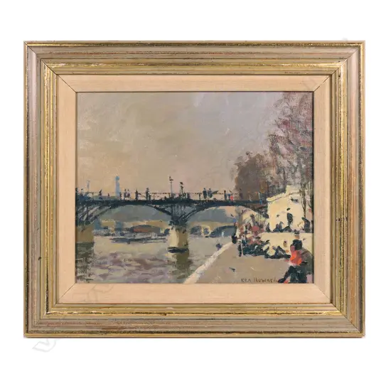 Ken Howard RA, OBE (1932-2022), ‘Sunday Morning by the Seine’ (Pont des Arts) 1993,