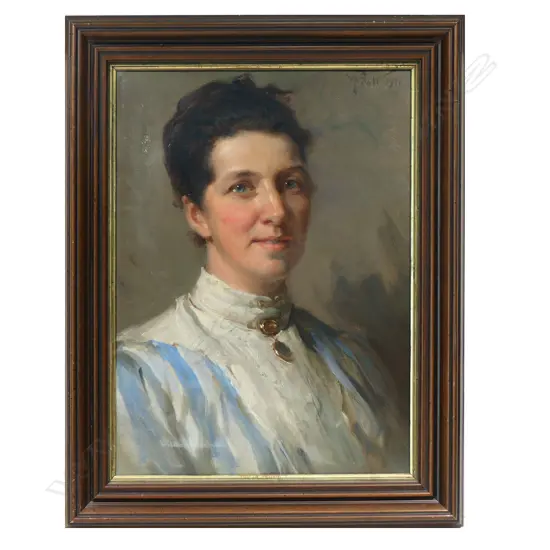 William Pratt (1854-1936), portrait of a woman,