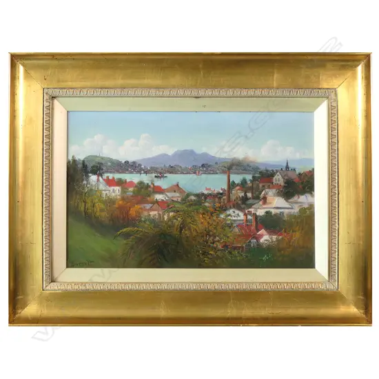 John Douglas Perrett ( 1859-1937) 'Grafton Gully to Rangitoto',