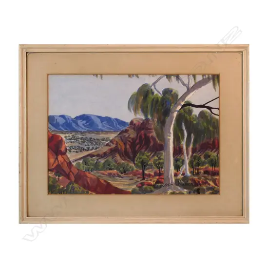 Henoch Raberaba (Aboriginal 1914-75), Central Australian Scene,