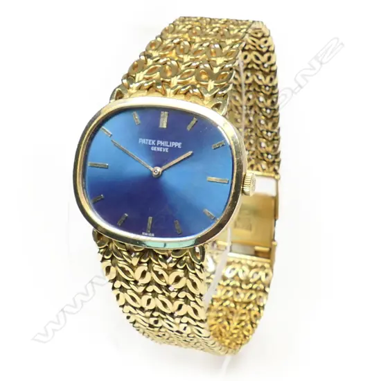 An 18ct gold Patek Philippe 'Golden Ellipse' slim dress watch, ref.3545, c.1972,