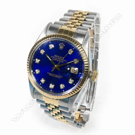 A Rolex Oyster Perpetual Datejust chronometer wristwatch, ref.16013,