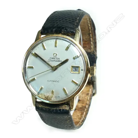 An Omega Seamaster 18ct gold wristwatch, c.1969,