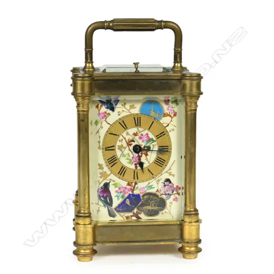 A 19thC French repeater carriage clock,