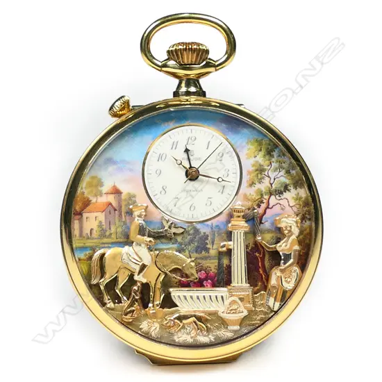 A Charles Reuge à Saint Croix musical automata alarm pocket watch