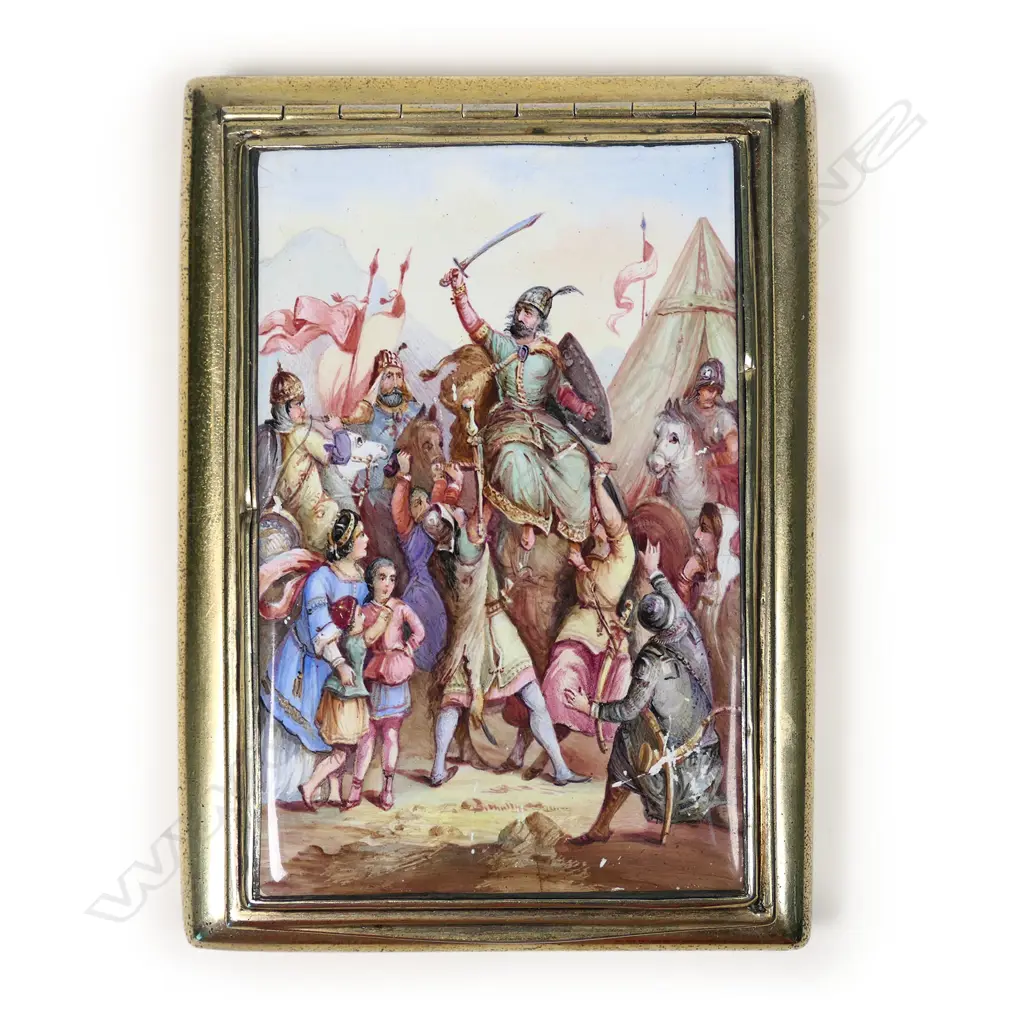 An Austro-Hungarian silver gilt table snuff box, apparently hallmarked 1760, Image 1++