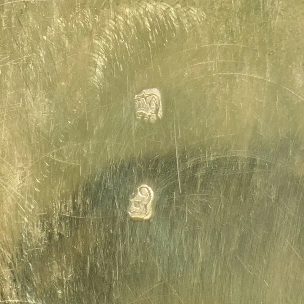 An Austro-Hungarian silver gilt table snuff box, apparently hallmarked 1760, Image 1++