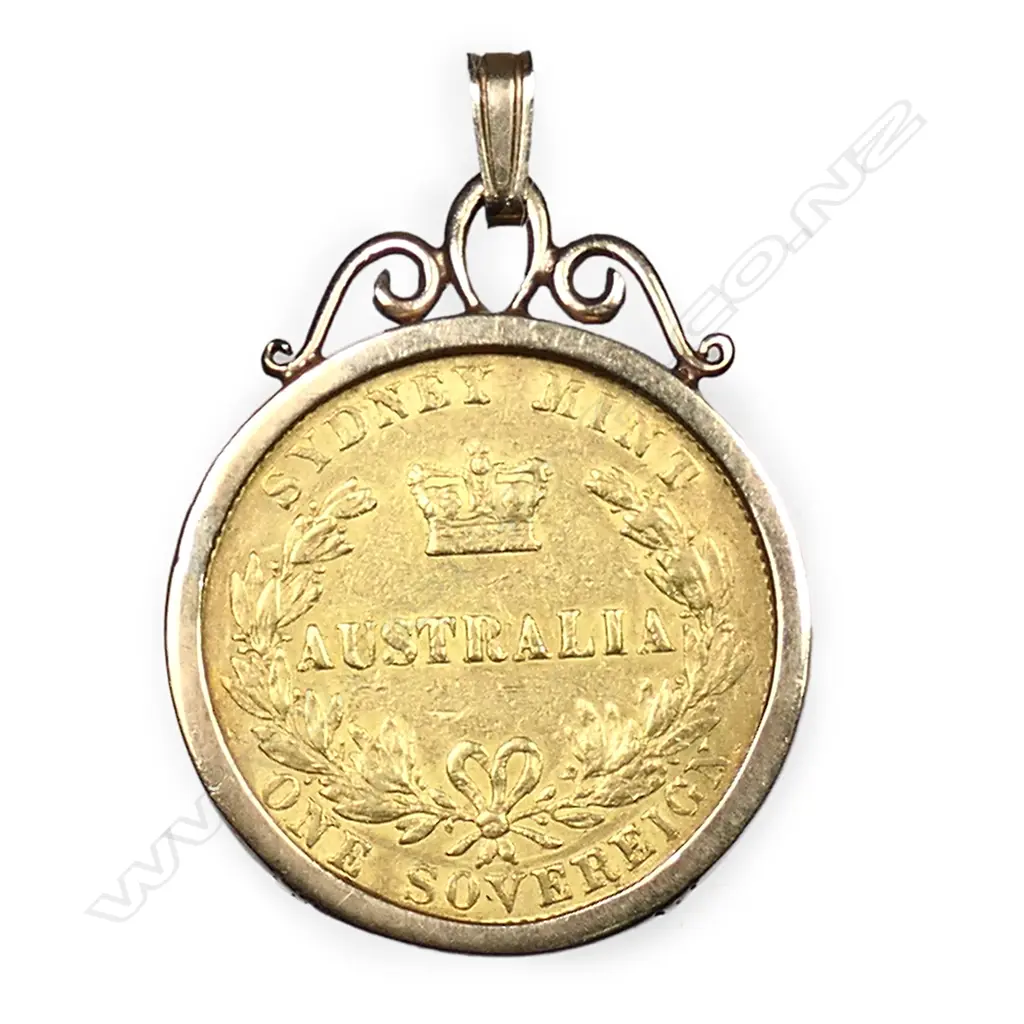 An 1868 Sydney Mint sovereign, Image 1++