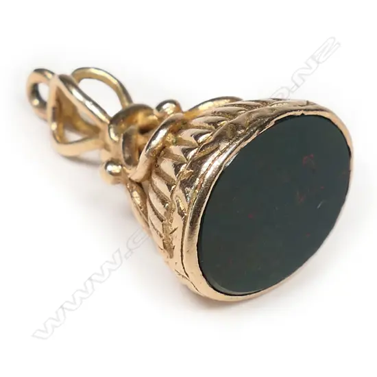 An early 20thC 9ct yellow gold fob seal,