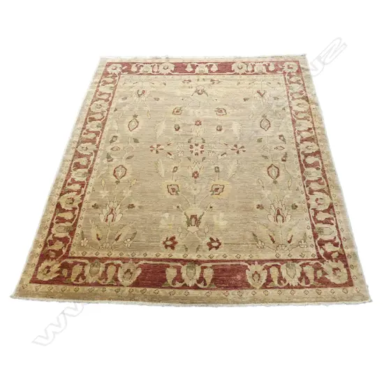 A large hand knotted Chobi carpet