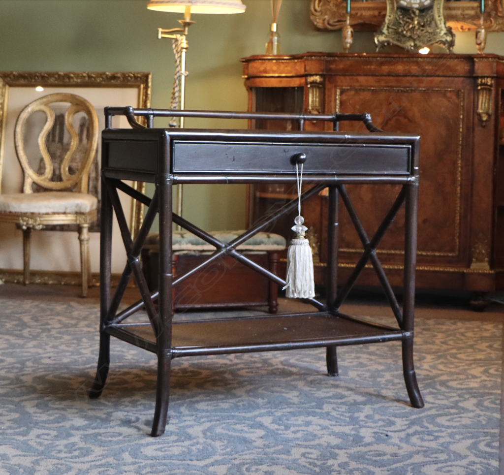 A Ralph Lauren 'Collection' faux bamboo side table, Image 1++