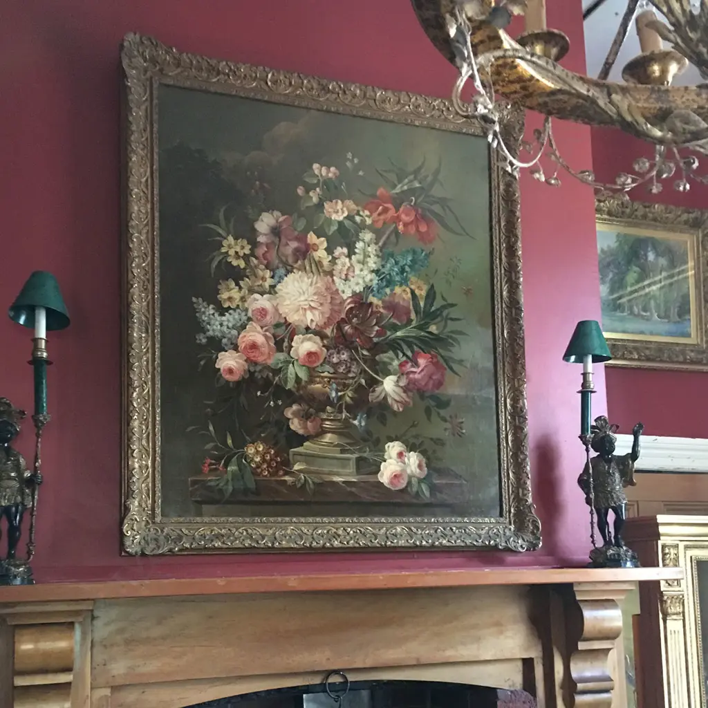 An 18th/19thC Dutch still life, oil on canvas, artist unknown, unsigned. 1050 x 910mm. Note: This finely worked still life is in its original gilded frame. Provenance: Ex. an English family estate inheritance. Image 1++