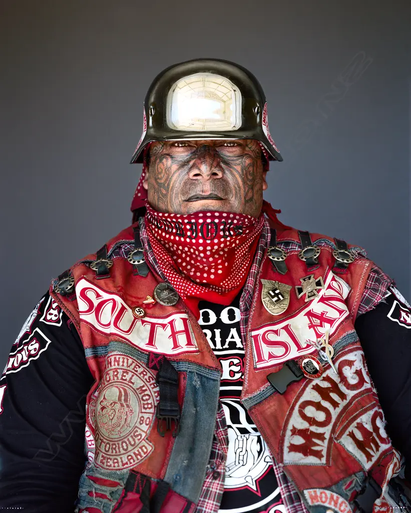 A collectors book. Mongrelism : The Mighty Mongrel Mob Nation of Aotearoa New Zealand / Jono Rotman; together with 16 Barks Image 1++