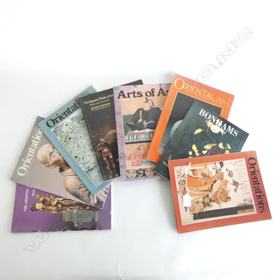 An illustrated group of books on Oriental Arts,