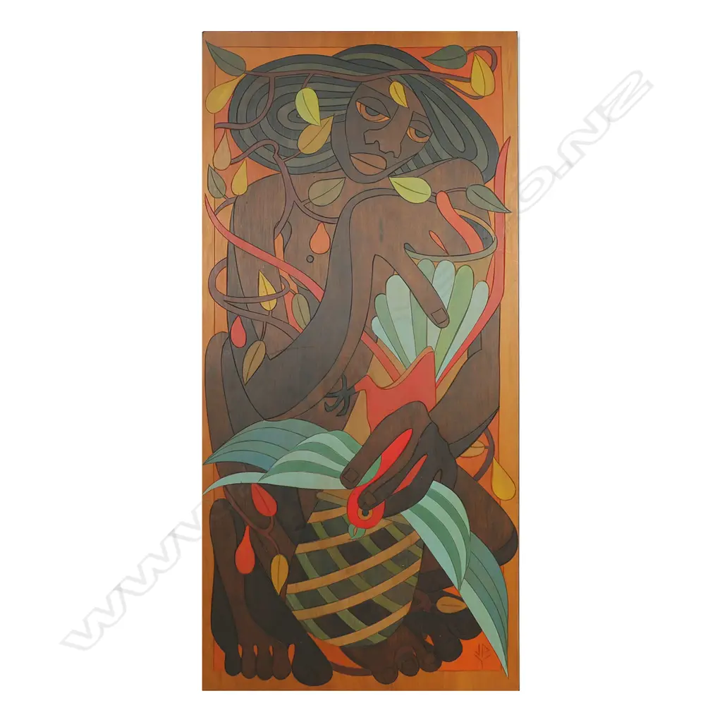 Pauline Yearbury (Ngāpuhi 1926–1977), 'Hine Ngahuru' (Autumn Girl), Image 1++