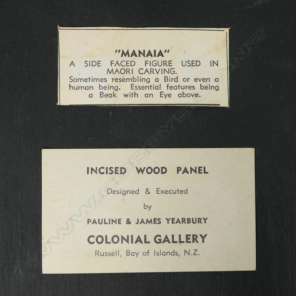 Pauline Yearbury (Ngāpuhi 1926–1977), 'Manaia', Image 1++