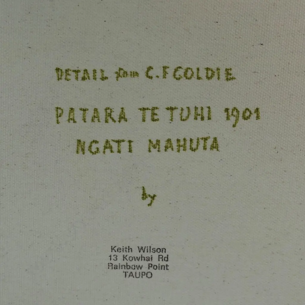 Keith Wilson after C.F. Goldie, a portrait of Patara Te Tuhi (Ngati Mahuta), Image 1++